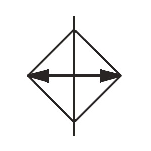 Heat exchanger (cooler) symbol